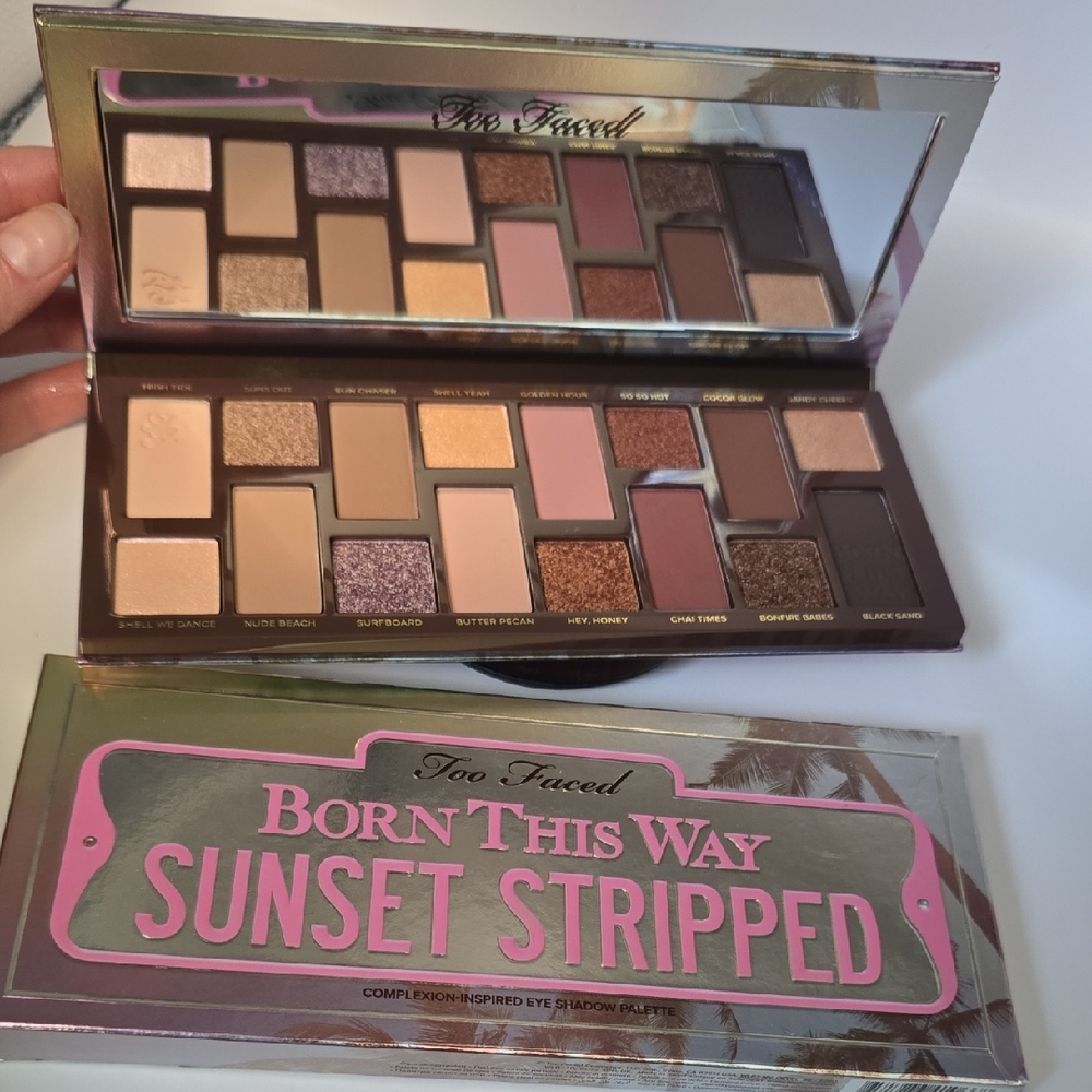 Too Faced Born This Way Sunset Stripped Palette - Warm Browns and Golds